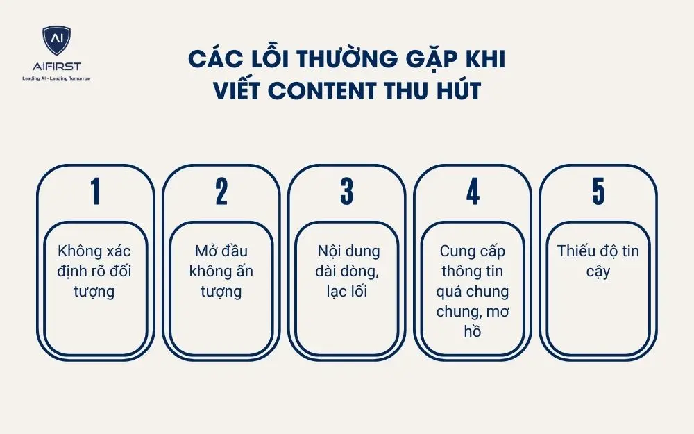 C&aacute;c lỗi thường gặp khi viết content thu h&uacute;t