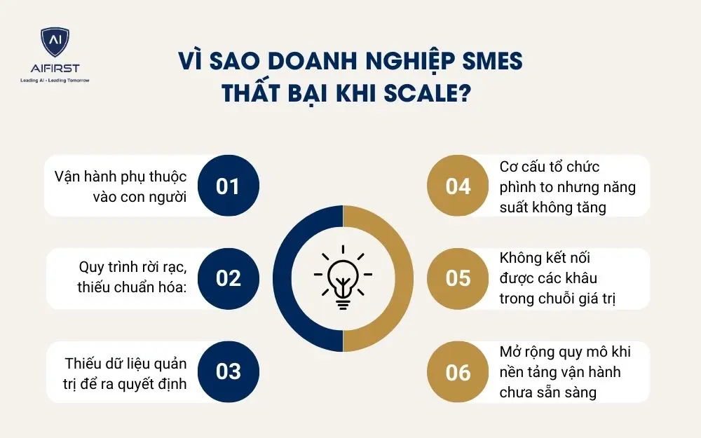 V&igrave; sao doanh nghiệp SMEs thất bại khi scale?&nbsp;