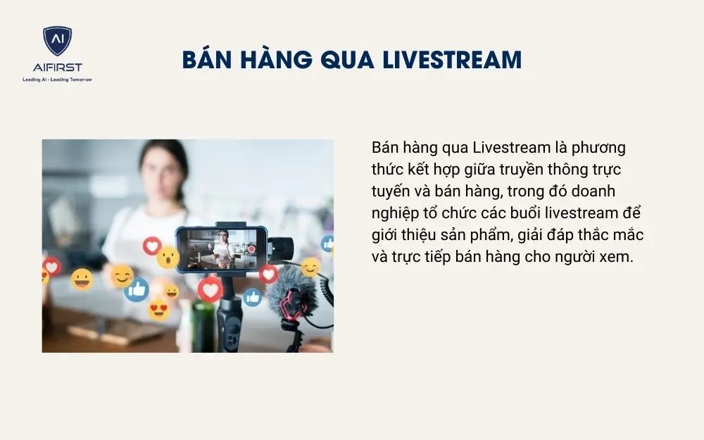 B&aacute;n h&agrave;ng qua Livestream