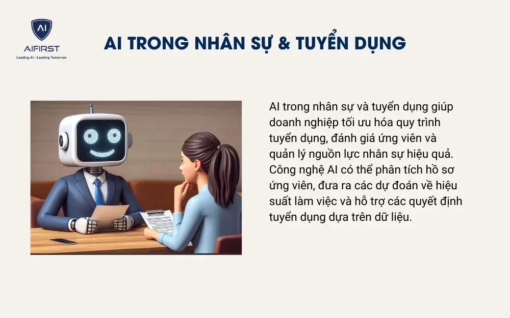 AI trong nh&acirc;n sự & tuyển dụng
