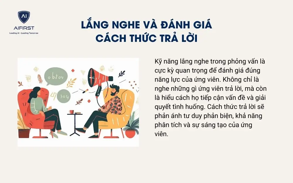 Lắng nghe v&agrave; đ&aacute;nh gi&aacute; c&aacute;ch thức trả lời