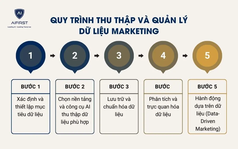 Quy tr&igrave;nh thu thập v&agrave; quản l&yacute; dữ liệu Marketing