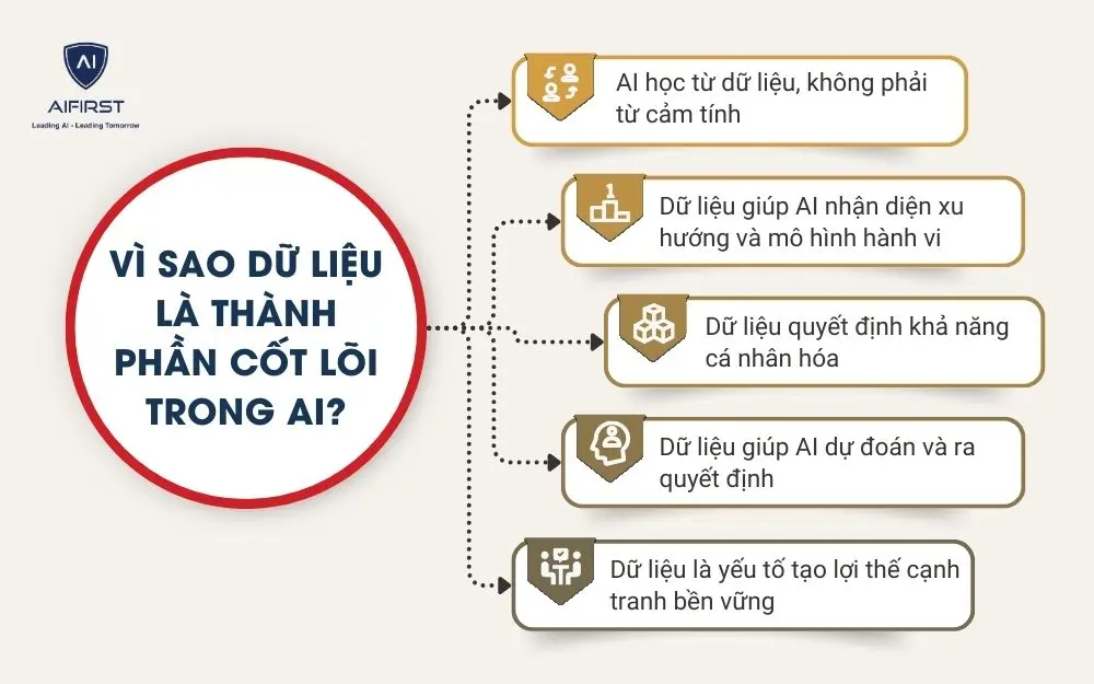 V&igrave; sao dữ liệu l&agrave; th&agrave;nh phần cốt l&otilde;i trong AI?
