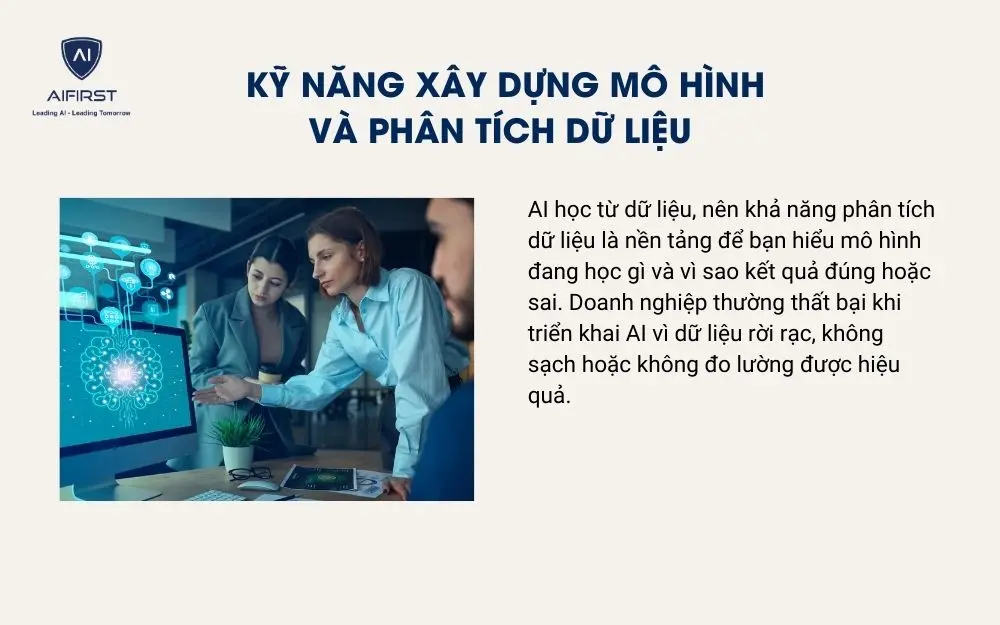 Kỹ năng x&acirc;y dựng m&ocirc; h&igrave;nh v&agrave; ph&acirc;n t&iacute;ch dữ liệu