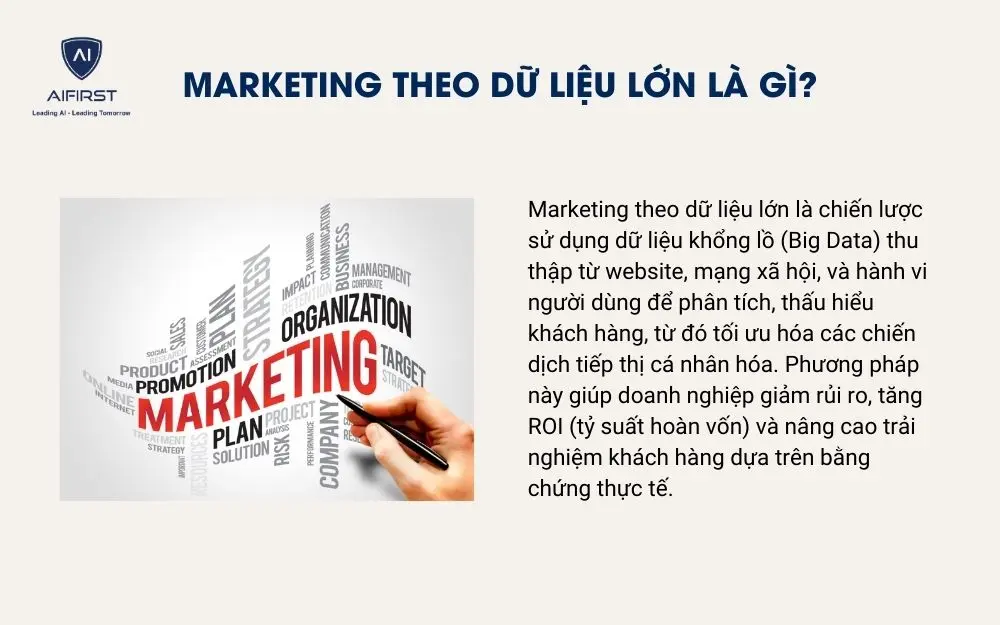 Marketing theo dữ liệu lớn l&agrave; g&igrave;?
