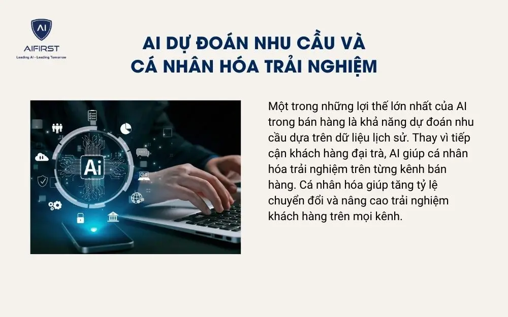 AI dự đo&aacute;n nhu cầu v&agrave; c&aacute; nh&acirc;n h&oacute;a trải nghiệm
