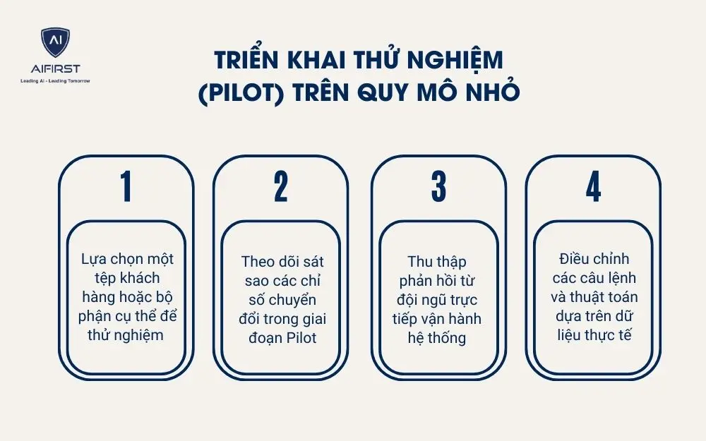 Triển khai thử nghiệm (Pilot) tr&ecirc;n quy m&ocirc; nhỏ