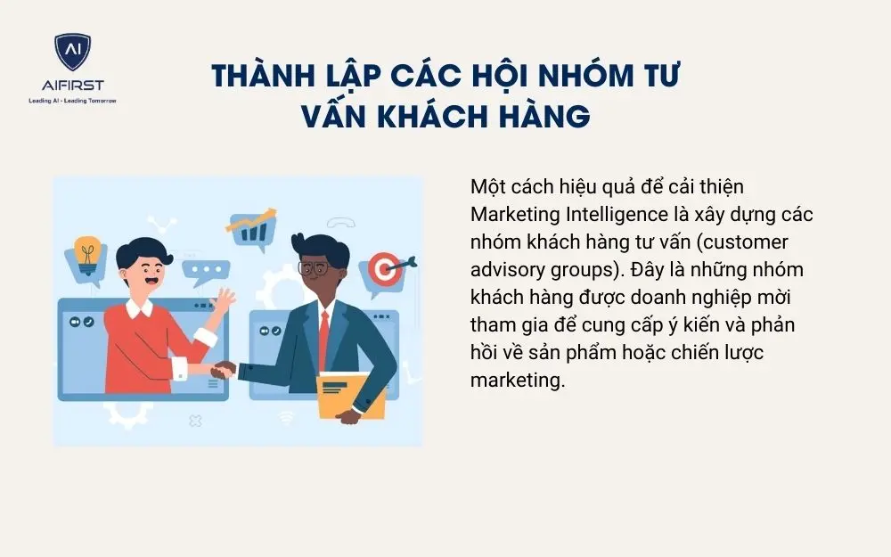 Th&agrave;nh lập c&aacute;c hội nh&oacute;m tư vấn kh&aacute;ch h&agrave;ng