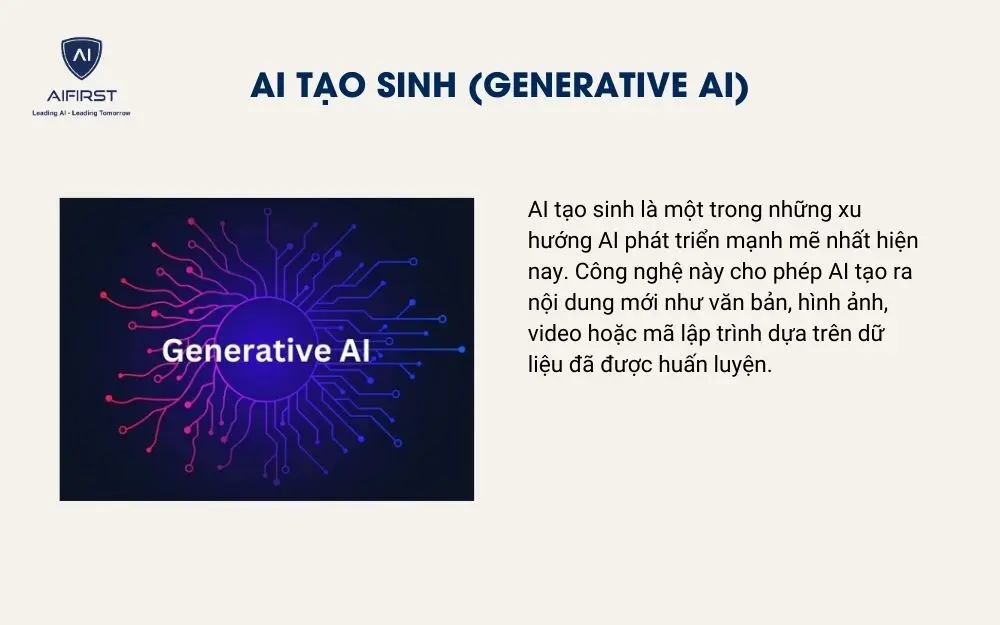AI tạo sinh (Generative AI)
