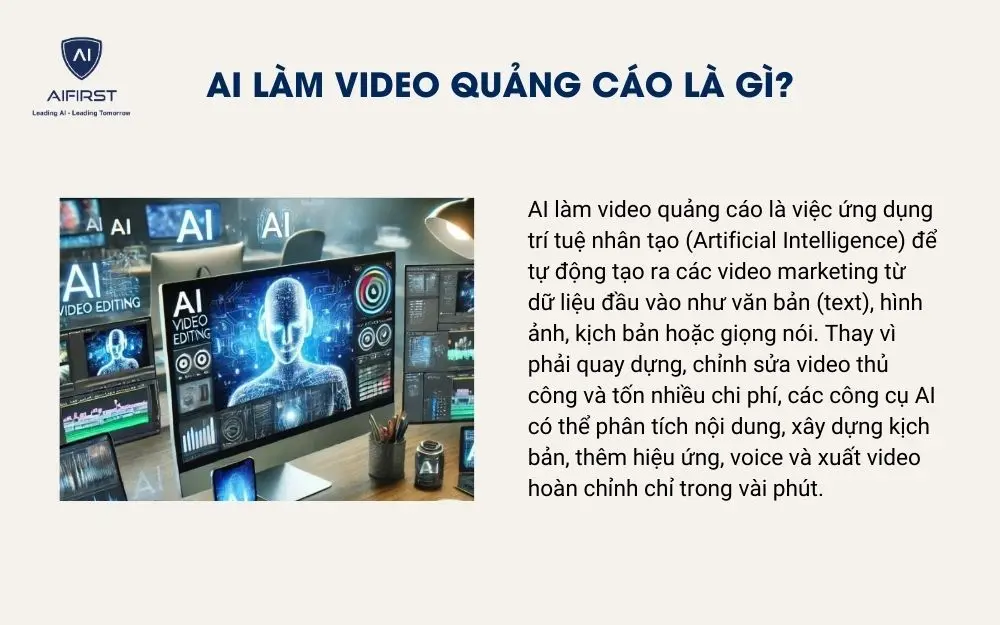 AI l&agrave;m video quảng c&aacute;o l&agrave; g&igrave;?