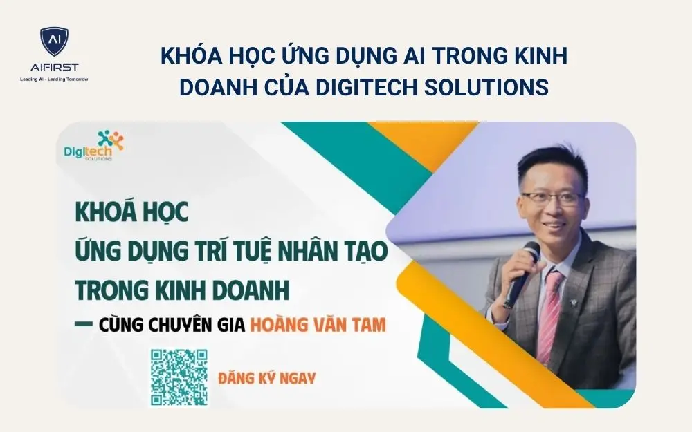 Kh&oacute;a học ứng dụng AI trong Kinh doanh của Digitech Solutions