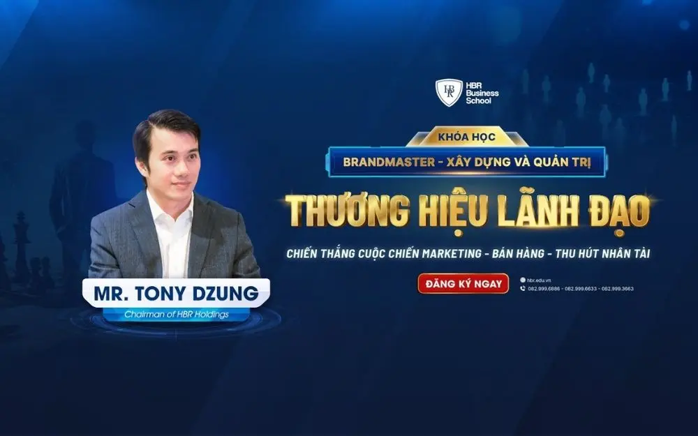 Kh&oacute;a học x&acirc;y dựng v&agrave; quản trị thương hiệu l&atilde;nh đạo