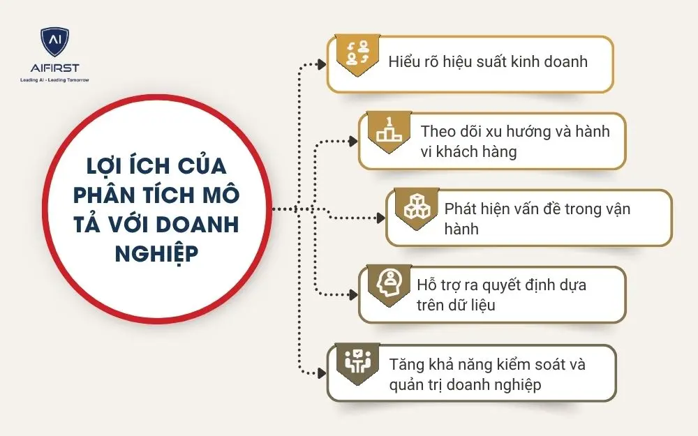 Lợi &iacute;ch của ph&acirc;n t&iacute;ch m&ocirc; tả với doanh nghiệp