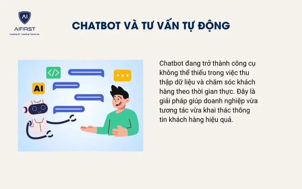 Chatbot v&agrave; tư vấn tự động