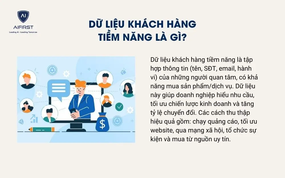 Dữ liệu kh&aacute;ch h&agrave;ng tiềm năng l&agrave; g&igrave;?