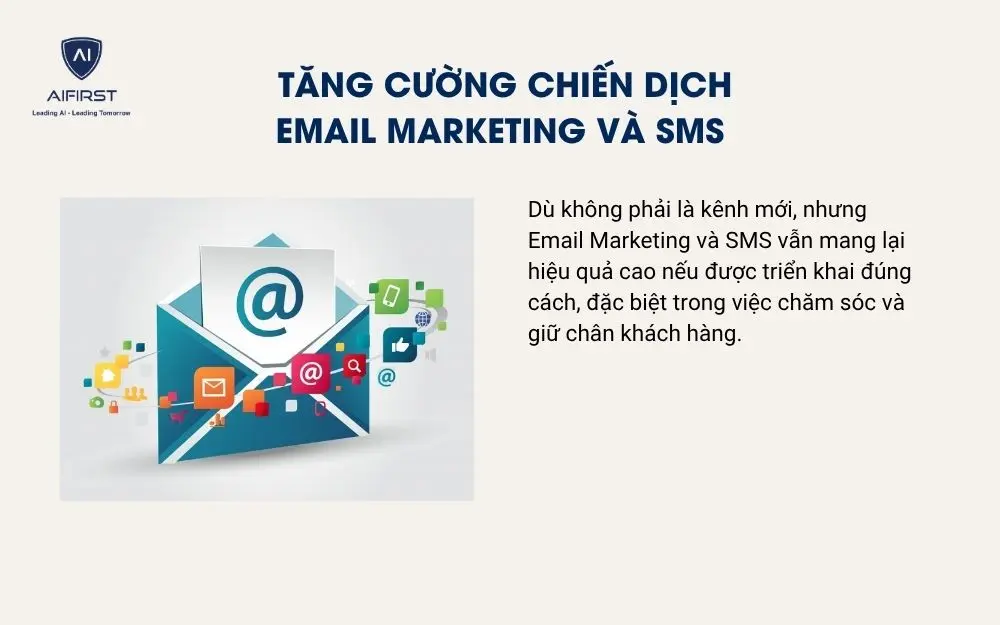 Tăng cường chiến dịch Email Marketing v&agrave; SMS