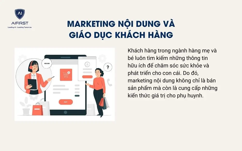 Marketing nội dung v&agrave; gi&aacute;o dục kh&aacute;ch h&agrave;ng