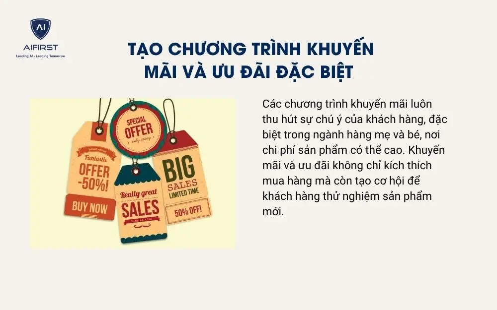 Tạo chương tr&igrave;nh khuyến m&atilde;i v&agrave; ưu đ&atilde;i đặc biệt
