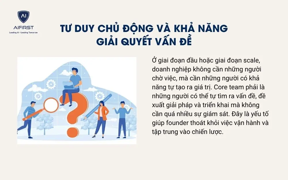 Tư duy chủ động v&agrave; khả năng giải quyết vấn đề