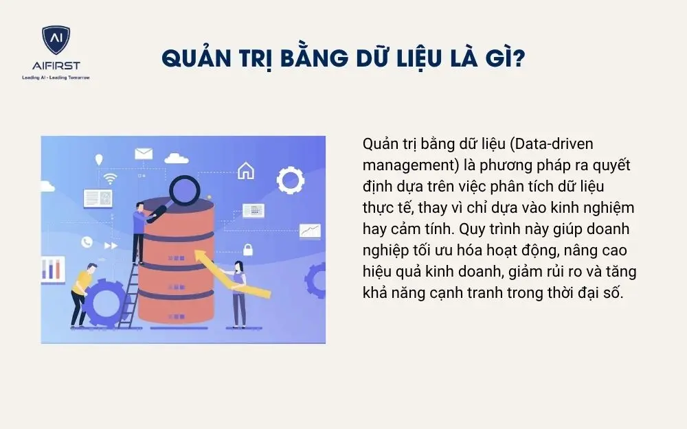 Quản trị bằng dữ liệu l&agrave; g&igrave;?
