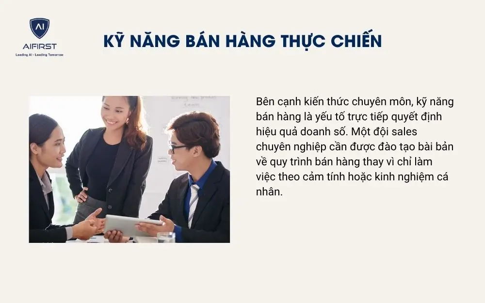 Kỹ năng b&aacute;n h&agrave;ng thực chiến