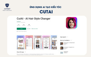 Ứng dụng AI tạo kiểu tóc: CutAI