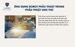 Ứng dụng robot phẫu thuật trong phẫu thuật ung thư