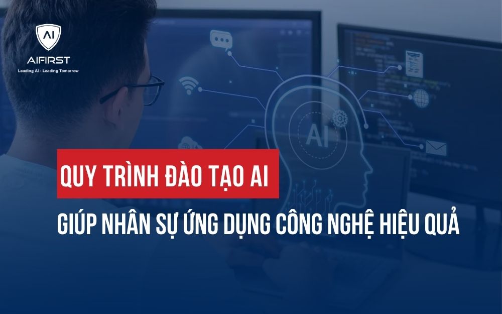 QUY TRÌNH ĐÀO TẠO AI GIÚP NHÂN SỰ ỨNG DỤNG CÔNG NGHỆ HIỆU QUẢ