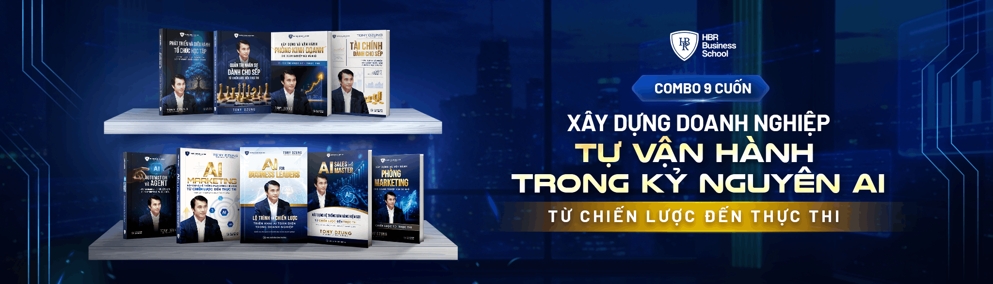 COMBO 9 CUỐN XÂY DỰNG DOANH NGHIỆP TỰ VẬN HÀN TRONG KỶ NGUYÊN AI